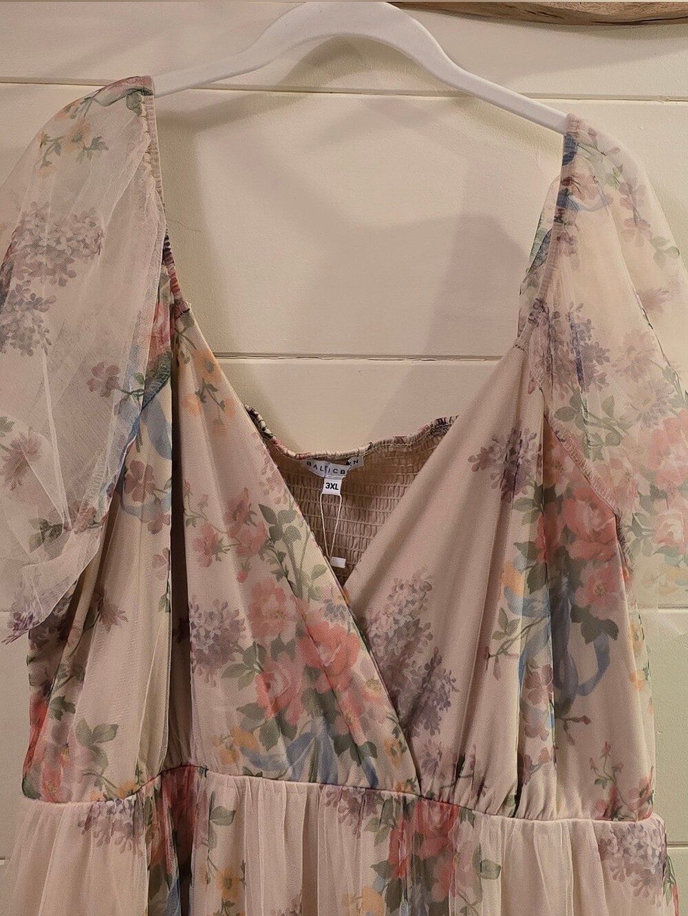 Baltic Born - Nicola Tulle Romantic Floral Dress - Picture 4 of 8